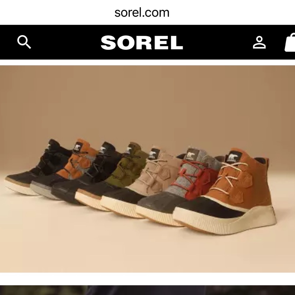 🍊 Orange Sorel rain booties | Size 9 - Picture 6 of 6
